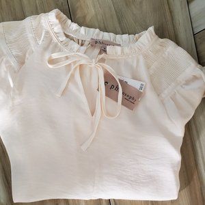 NWT, Silky Cream Philosophy Women's Top, With Tags